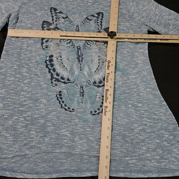 Est. 1946 Womens T-Shirt Multi-Color Size Medium Rayon Blend 3/4 Sleeve Pullover - Picture 3 of 11